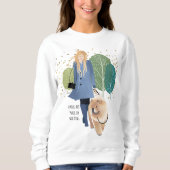 PATHS R MADE BY WALKING - Chow Sweatshirt (Voorkant)