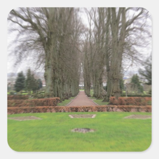 Pathway in Denemarken Sticker (Voorkant)