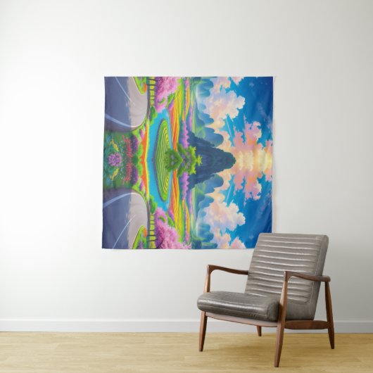 Pathway Through Spring beroemd gemaakt door Fantas Wandkleed (In Situ (horizontaal))