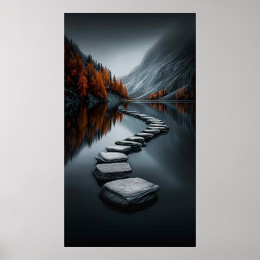 Pathway Through Stillness Poster (Voorkant)