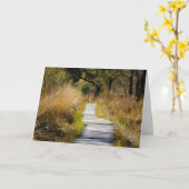 Pathway to Peace *Aanpassen* Alle gelegenheden Kaart (Gele Bloem)