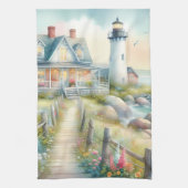 Pathway to the Lighthouse Coastal Cottage Theedoek (Verticaal)