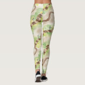 Pathways & Milestone Naadloos patroon Leggings (Achterkant)