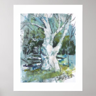 Patience Boom Schilderij / Kunstenaar Larry Lerew Poster