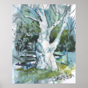 Patience Boom Schilderij / Kunstenaar Larry Lerew Poster