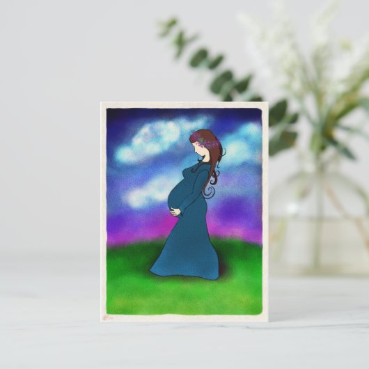 "Patience" Briefkaart (Staand voorkant)