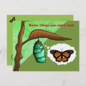 PATIENCE BUTTERFLY by Slipperywindow Briefkaart (Voorkant / Achterkant)