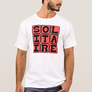 Patience, Eénpersoons kaartspel T-shirt