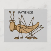PATIENCE GRASSHOPPER BRIEFKAART (Voorkant)