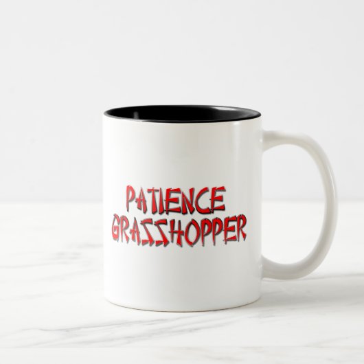 PATIENCE GRASSHOPPER TWEEKLEURIGE KOFFIEMOK (Rechts)