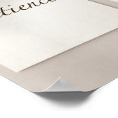 Patience, Gratitude, Reliance (3-Piece Set) Poster (Hoek)