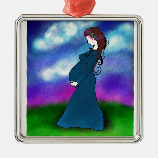 "Patience" Metalen Ornament (Voorkant)