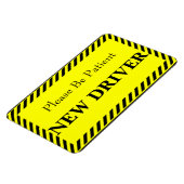 Patience nieuwe chauffeur (voor uw auto) magneet (Linkerzijde)