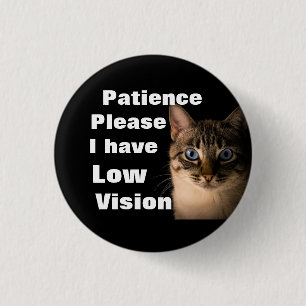 Patiënt, alsjeblieft, ik heb een badge met een la ronde button 3,2 cm