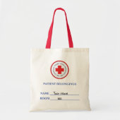 Patiënt bezittingen krankzinnig asiel Trick or tre Tote Bag (Voorkant)