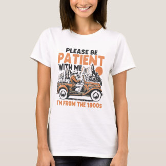 Patiënt bij mij uit de jaren 1900 Vintage humorist T-shirt
