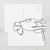 Patiënt Dog Briefkaart (Voorkant / Achterkant)