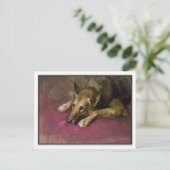 Patiënt Duitse herder door Marino Lenci Briefkaart (Staand voorkant)