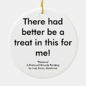 Patient Eskie, een veelbelovend ornament (Achterkant)