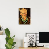 Patiënt in het ziekenhuis Saint-Paul van Gogh Poster (Thuiskantoor)