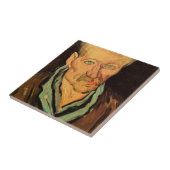 Patiënt in het ziekenhuis Saint-Paul van Gogh Tegeltje (Zijkant)