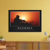 Patiënt: Inspirerend prijsopgave Canvas Afdruk (Insitu (Woonkamer))