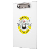 Patiënt is het Zeer belangrijke Multiside Ontwerp  Klembord (Links)