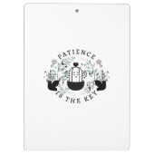 Patiënt is het Zeer belangrijke Multiside Ontwerp  Klembord (Achterkant)