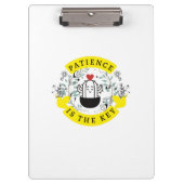 Patiënt is het Zeer belangrijke Multiside Ontwerp  Klembord (Voorkant)