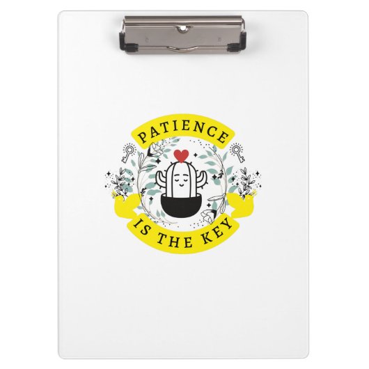 Patiënt is het Zeer belangrijke Multiside Ontwerp  Klembord (Voorkant)