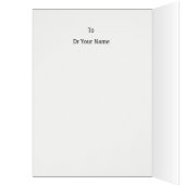 Patiënt met dokter. Doctor Birthday Kaart (Binnen (Links))