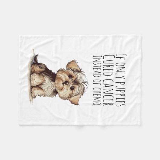 Patiënt met kanker fleece deken (Voorkant (Horizontaal))