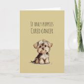 Patiënt met kanker kaart (Voorkant)