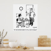 Patiënt niet geëxtraheerd poster (Keuken)