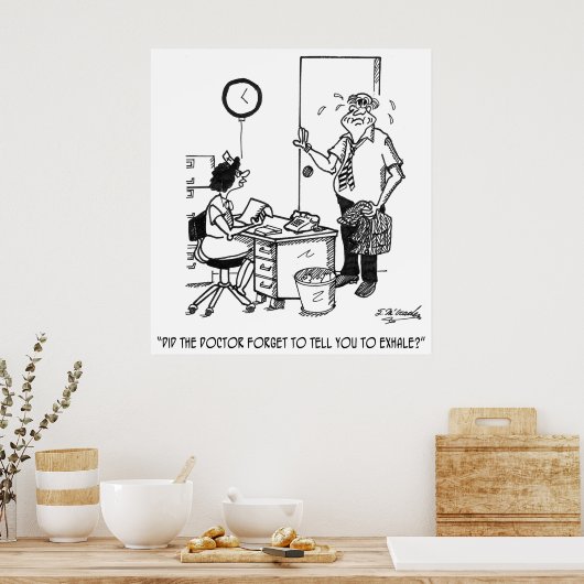 Patiënt niet geëxtraheerd poster (Keuken)