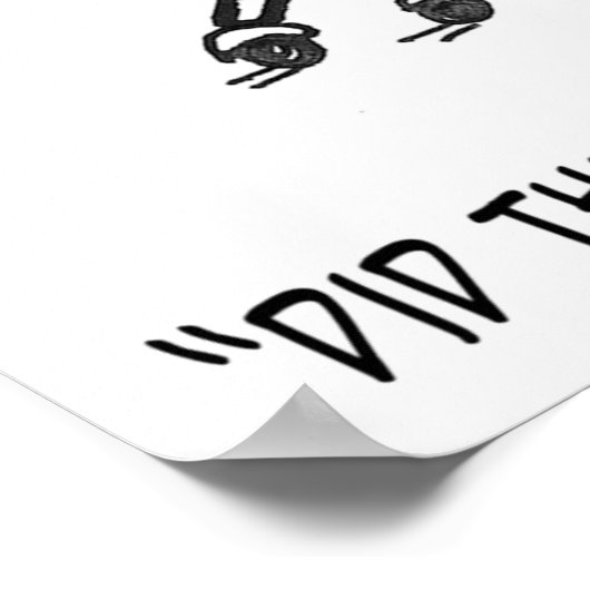 Patiënt niet geëxtraheerd poster (Hoek)