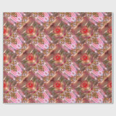 Patiënt Romantic  roze patroon Cadeaupapier (Vlak)