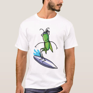 Patiënt, sprinkhaan Surfing T Shirt