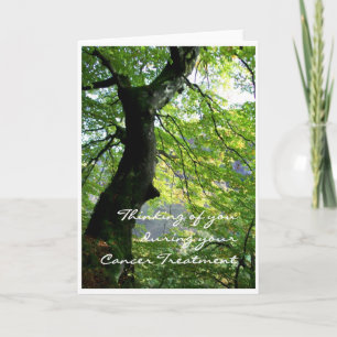 Patiënt tegen kanker 'Denk aan je' kaart
