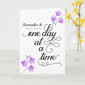 Patiënt tegen kanker, deze ene dag tegelijk bekijk kaart (Gele Bloem)