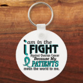 Patiënten gemiddelde wereld tot mij ovariumkanker sleutelhanger (Voorkant)