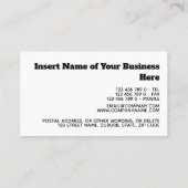 Patiënten in het ziekenhuis die blauwe rode kaduce afsprakenkaartje (Achterkant)