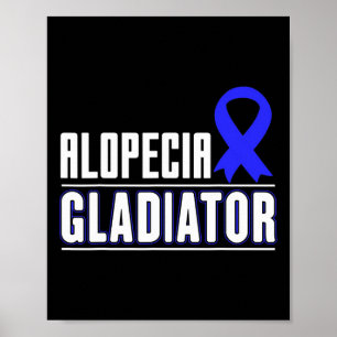 Patiënten met Alopecia Areata Aw Poster