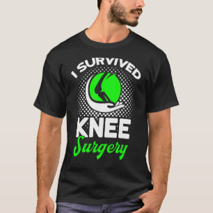 Patiënten met een overlevende knie vervanging van  t-shirt