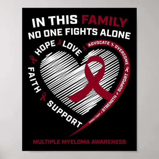 Patiënten met multipel myeloom Bewustzijn Zuster P Poster (Voorkant)
