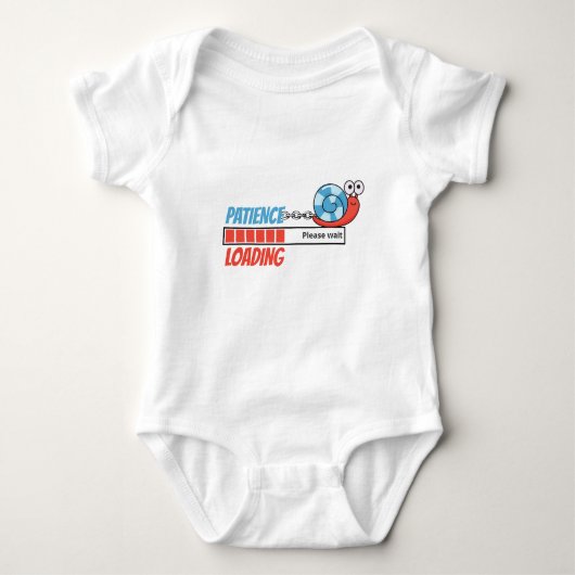 Patiëntenbelasting | Funny Snail-Baby Romper (Voorkant)