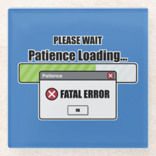 Patiëntenbelasting Glazen Onderzetter