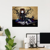 Patiëntengothic Faery Candle light Poster (Thuiskantoor)