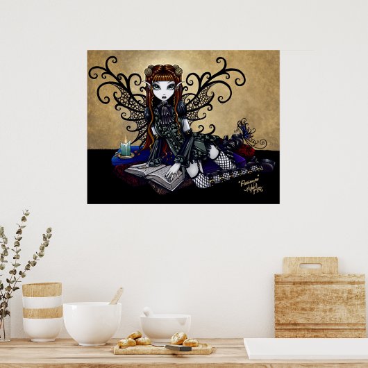Patiëntengothic Faery Candle light Poster (Keuken)