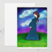 "Patiëntenkaart" Zwangerschapsuitkondiging Aankondiging (Voorkant / Achterkant)